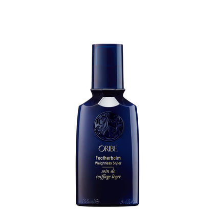 Oribe Feather Balm Ultra Light Hair Cream - Lightweight Styling Balm Detangles, Smooths & Adds Shine - Blowout Primer, Air Dry Cream & Light Texturizer - For Fine, Thin Hair - 3.4 oz