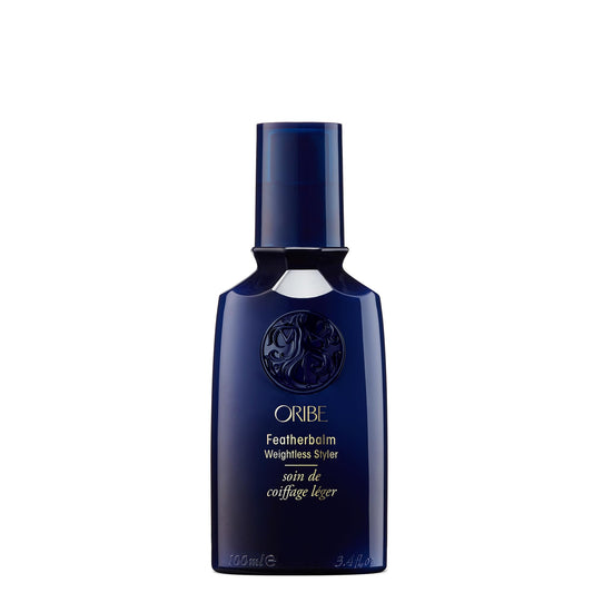 Oribe Feather Balm Ultra Light Hair Cream - Lightweight Styling Balm Detangles, Smooths & Adds Shine - Blowout Primer, Air Dry Cream & Light Texturizer - For Fine, Thin Hair - 3.4 oz