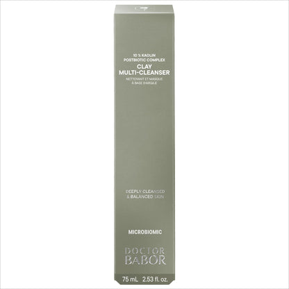 BABOR DOCTOR Microbiomic Clay Multi Cleanser (70 ml) - Vegan Facial Cleanser with Natural Ingredients for A Balanced, Radiant Complexion