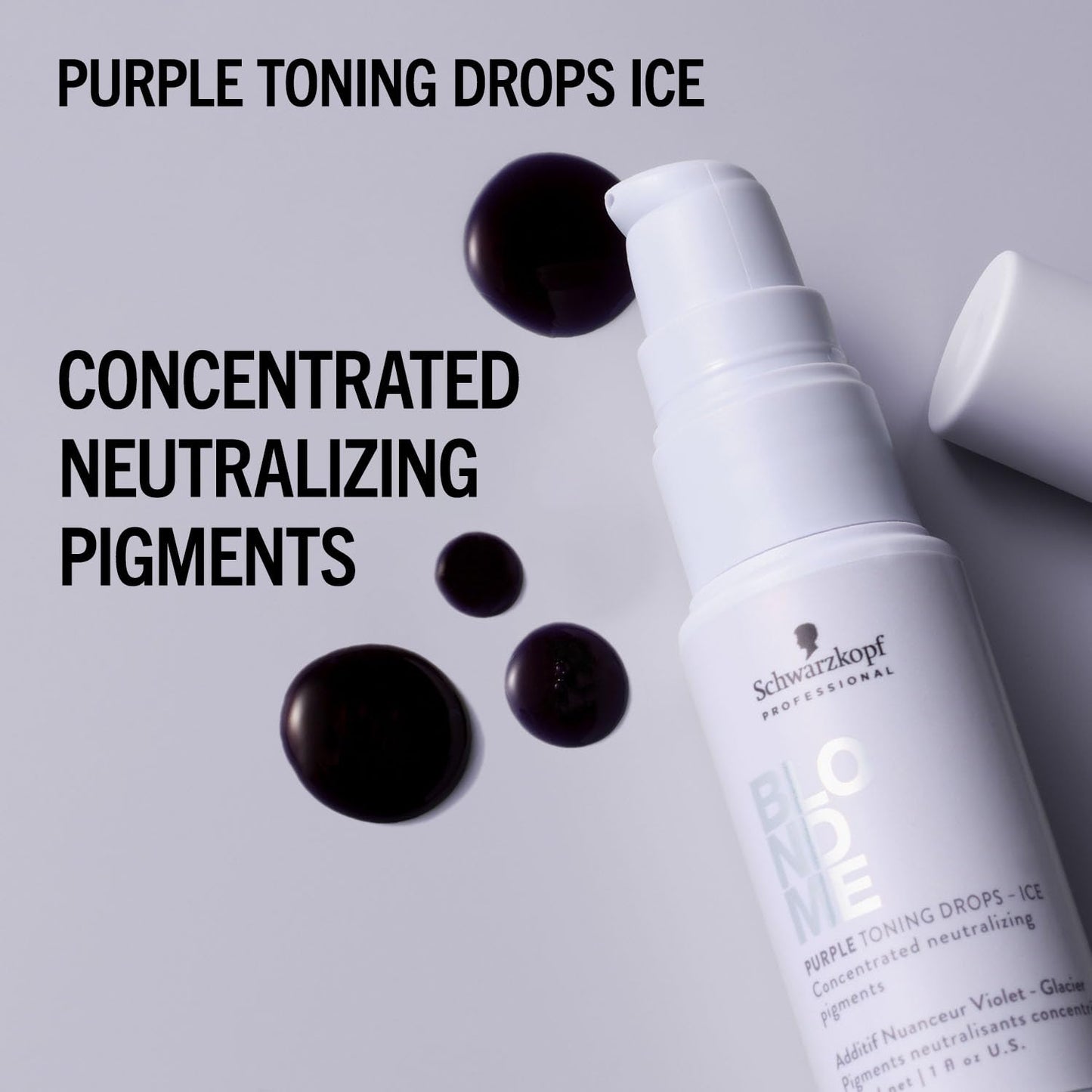 BLONDME Blonde Wonders Leave-In Toning Drops for Blonde Hair, Ice, 1.0 Fl Oz | Eliminate Brassy Yellow Tones | Color Depositing Treatment | For Cool Blonde or Gray Hair