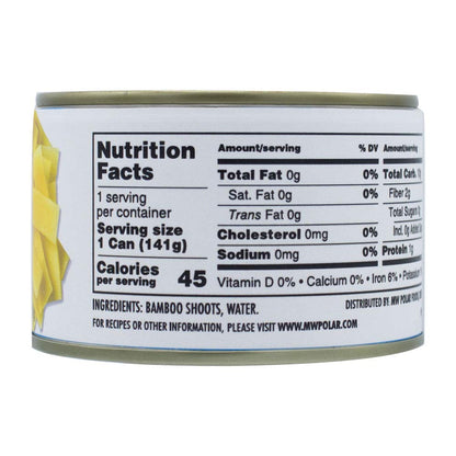 MW Polar Canned Vegetables, Sliced Bamboo Shoots, 8 Oz (Pack Of 12)