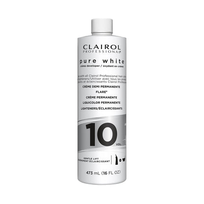 Clairol Professional Pure White 10 Volume Hair Developers for Lightening & Gray Coverage