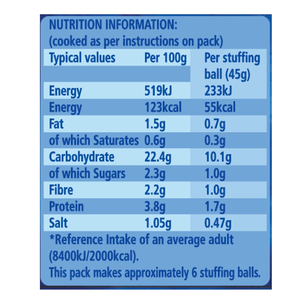 Paxo Sage & Onion Stuffing Mix 85g