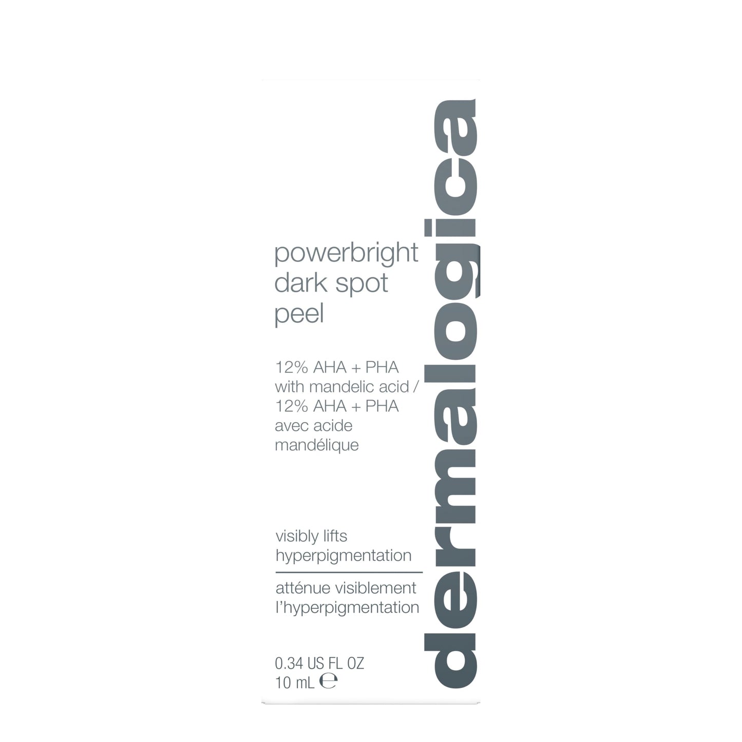 Dermalogica PowerBright Dark Spot Face Peel, Exfoliating Facial Peel with 12% AHA PHA, Improve Dark Spot and Hyperpigmentation for All Skin Types