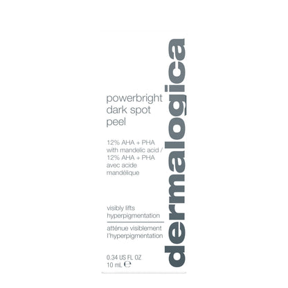 Dermalogica PowerBright Dark Spot Face Peel, Exfoliating Facial Peel with 12% AHA PHA, Improve Dark Spot and Hyperpigmentation for All Skin Types