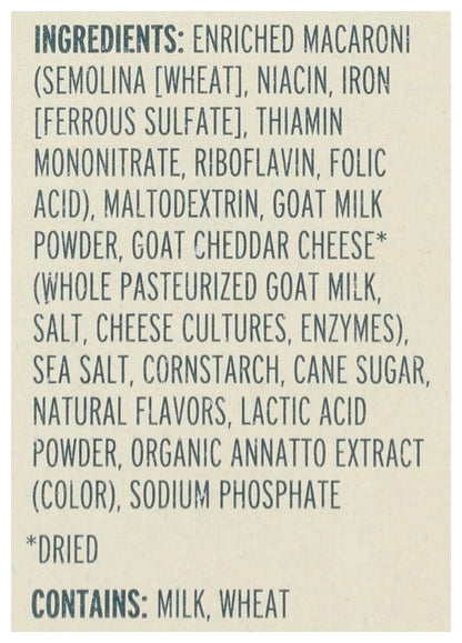 Funny Farm - Macaroni & Cheese Dinner Goat Cheddar Cheese - 6 oz.