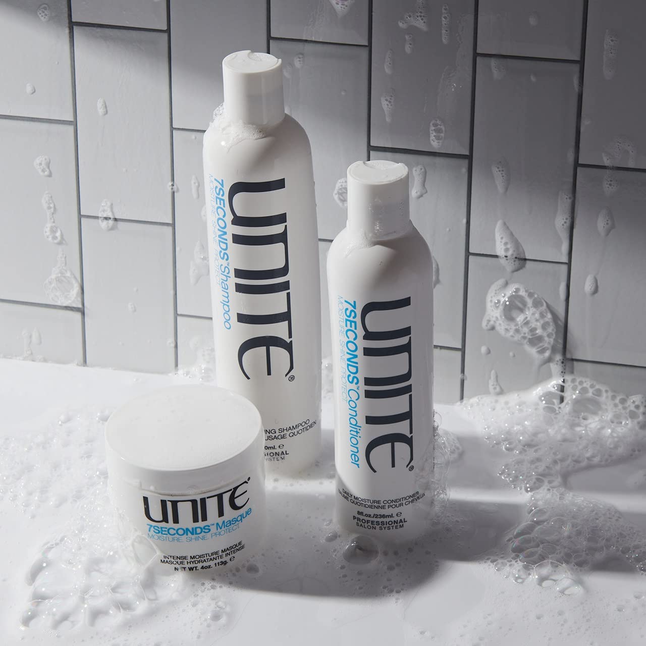 UNITE Hair – 7SECONDS Conditioner – Lightweight, Moisturizing Formula to Smooth, Soften & Enhance Shine – Helps Protect Hair from UV & Heat Damage – 8 Fl Oz