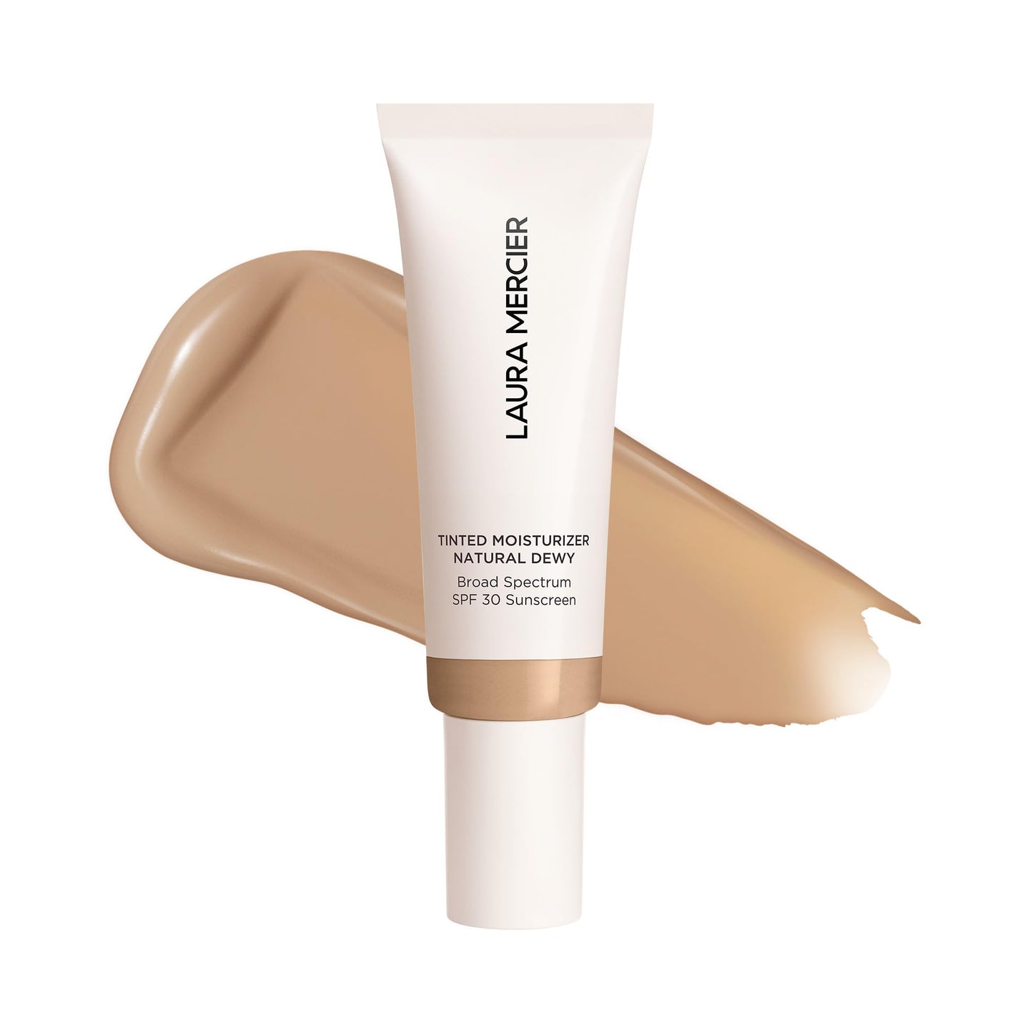 Laura Mercier Tinted Moisturizer Natural Dewy with SPF 30: 24HR+ Hydration, Long Lasting, Sheer to Light, Buildable Coverage, Dewy Finish, Improve Skin Tone and Texture, Skin Tint