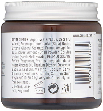 Proraso Exfoliating Beard Paste - Facial Exfoliator and Beard Scrub - Daily Face Scrub Deeply Cleanses Skin & Facial Hair - 3.5oz