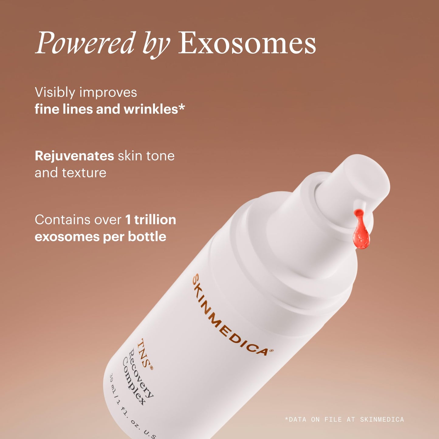 SkinMedica TNS Recovery Complex - Fibroblast-Derived Skincare Technology Containing Exosomes and Growth Factors to Visibly Improve Fine Lines, Wrinkles, NEW PACKAGING, 1 Oz