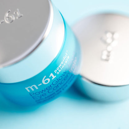 m-61 PowerGlow Pro+ Eye Concentrate | Super Strength Eye Cream Concentrate With BHAs, AHAs, and Niacinamide. To Firm and Brighten - 0.5 Fl Oz