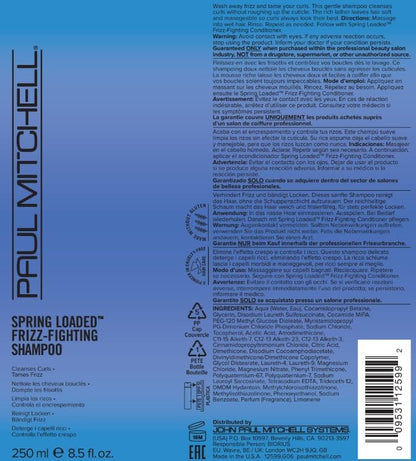 Paul Mitchell Spring Loaded Frizz-Fighting Shampoo, For Curly Hair, 8.5 fl. oz.
