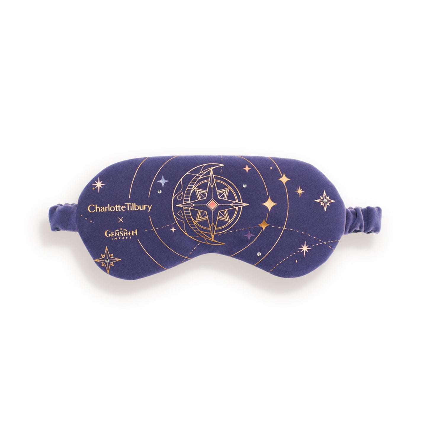 Charlotte Tilbury x Genshin Impact Starfell Treasure - Travel Size Skincare Kit - Magic Water Cream, Crystal Elixir, Setting Spray, Compact Mirror & Genshin Accessories - Pouch Included (6 Count)