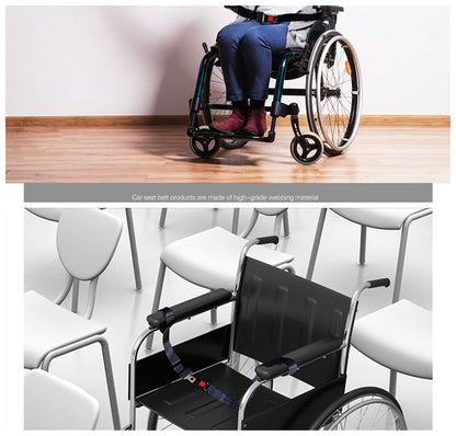 Yakitoko Wheelchair Stretcher Ambulance Airplane Strap Seat Belt Quick Release Adjustable with Metal Buckle 47.3 in
