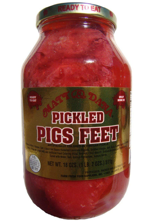 Matt & Dana Pickled Pigs Feet and Farm Fresh Food Suppliers 16 oz