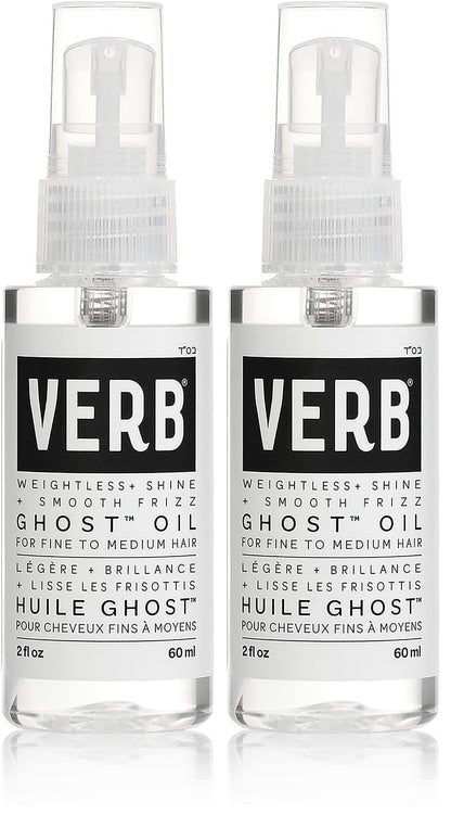 VERB Ghost Oil - Weightless Hair Oil for Fine to Medium Hair - Smooths Frizz, Adds Shine - No Parabens, Gluten or Harmful Sulfates