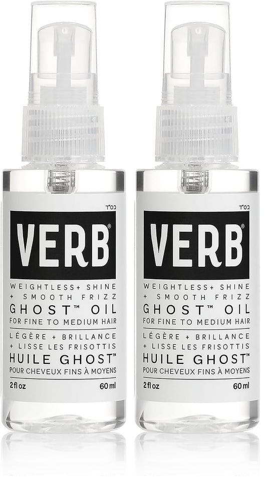 VERB Ghost Oil - Weightless Hair Oil for Fine to Medium Hair - Smooths Frizz, Adds Shine - No Parabens, Gluten or Harmful Sulfates
