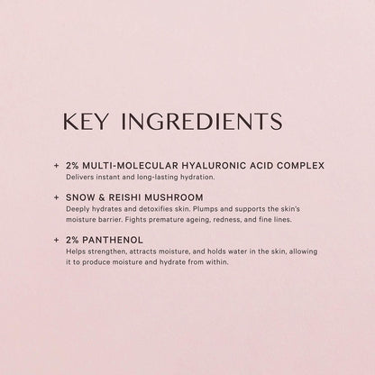 MZ SKIN Hyaluronic Acid Hydrating Serum 1.01 fl oz - Multi-Molecular Complex with Panthenol & Snow Mushroom for Deep Hydration & Anti-Aging to Reduce Wrinkles, All Skin Types, Fragrance Free