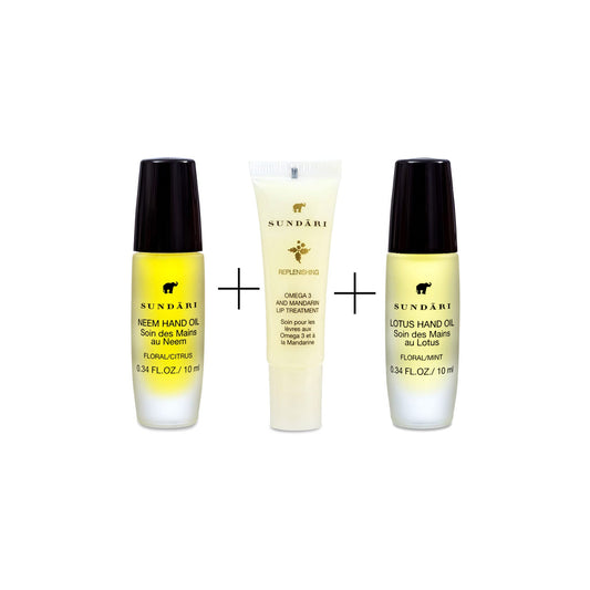 SUNDARI Hand and Lip Care Set