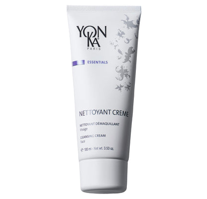 Yonka Nettoyant Creme | Cleansing Makeup Remover Cream | Remove Impurities with Calming Peppermint and Plant Glycerin | For Sensitive to Acne Prone Skin | Paraben-Free | 3.53 oz