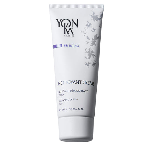 Yonka Nettoyant Creme | Cleansing Makeup Remover Cream | Remove Impurities with Calming Peppermint and Plant Glycerin | For Sensitive to Acne Prone Skin | Paraben-Free | 3.53 oz