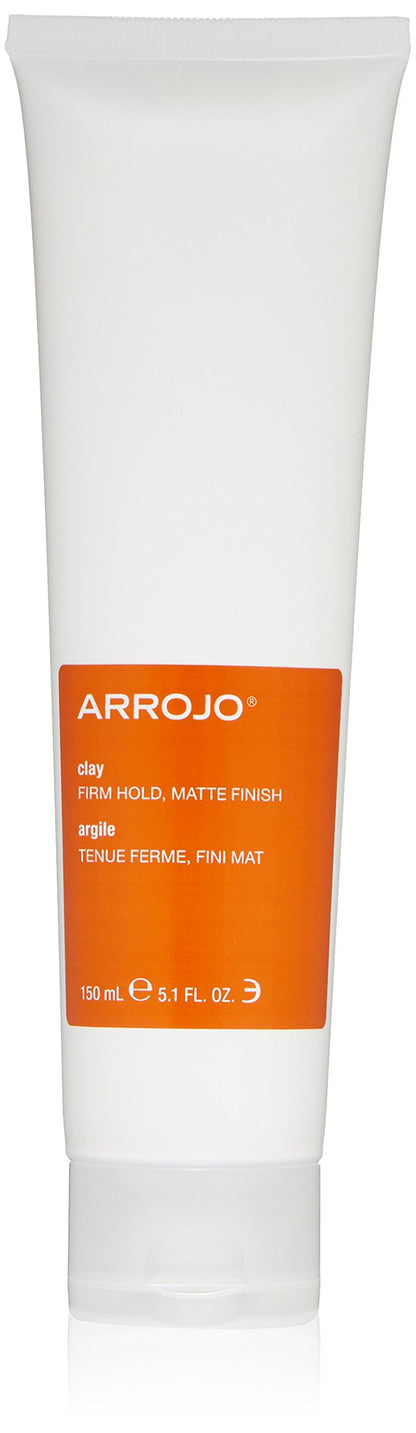 Arrojo Texture Clay, 5.1oz – Sulfate & Paraben Free Matte Hair Clay with Beeswax & Kaolin – Strong Hold, Pliable Styling for Men
