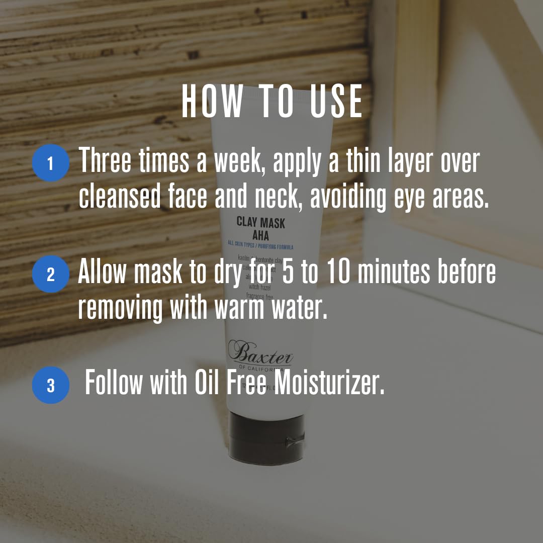 Baxter of California Purify Clay Mask AHA for Men