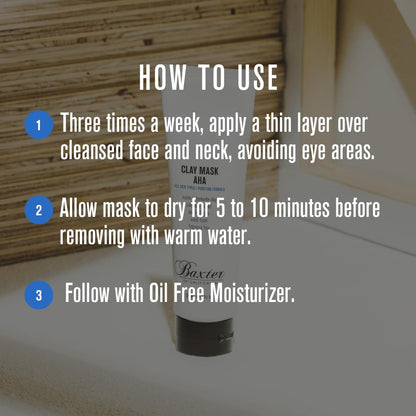 Baxter of California Purify Clay Mask AHA for Men