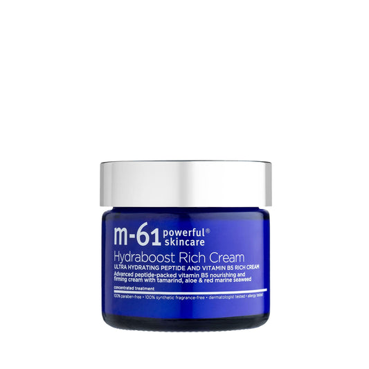 m-61 Hydraboost Rich Cream | Luxurious, Ultra Hydrating Face Cream With Peptides, Vitamin B5, Tamarind, Aloe, Red Marine Seaweed. 48-Hour Hydration. For Mature or Dry Skin - 1.7 Fl Oz