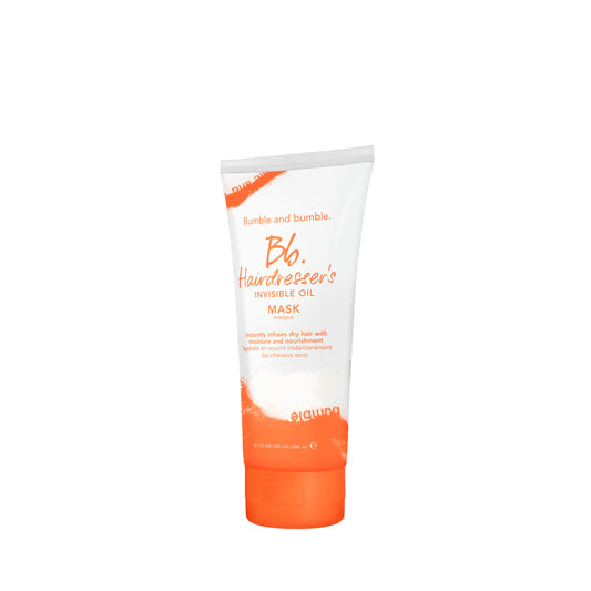 Bumble and bumble. Hairdresser's Invisible Oil Hydrating Hair Mask | Hydrating, Anti Frizz, Color Safe | For All Curly, Wavy, Straight Hair Types | With Argan, Coconut, Grapeseed Oil, 6.7 Fl Oz