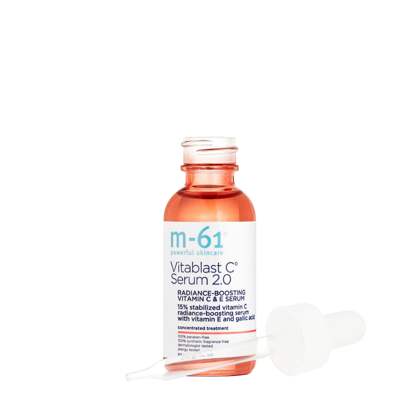 m-61 Vitablast C Serum 2.0 | Lightweight 15% Vitamin C Serum Plus Vitamin E and Gallic Acid. Oil-Free, Lightweight, Dermatologist & Allergy Tested. For All Skin Types - 1 Fl Oz