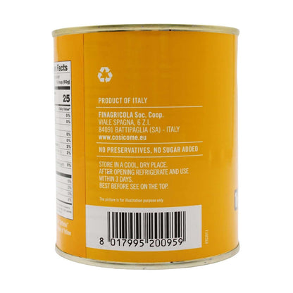 Yellow Cherry Tomatoes in Puree, Pomodorini, Daterini 28.22 oz (800g), 100% Italian, Cosi Come