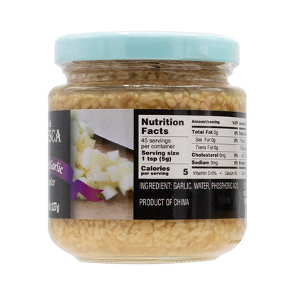 Mama Fresca Minced Garlic in Water 8oz Jar (Pack of 1)