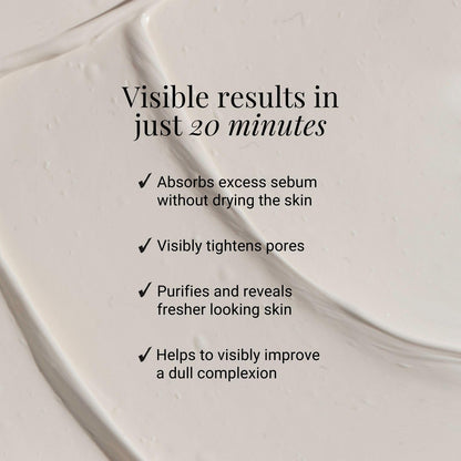 G.M. COLLIN Pure Mask | Purifying Clay Mask with Salicylic Acid for Oily Skin | Pore Minimizing & Redness Relief | Absorbs Oil & Visibly Refines Pores
