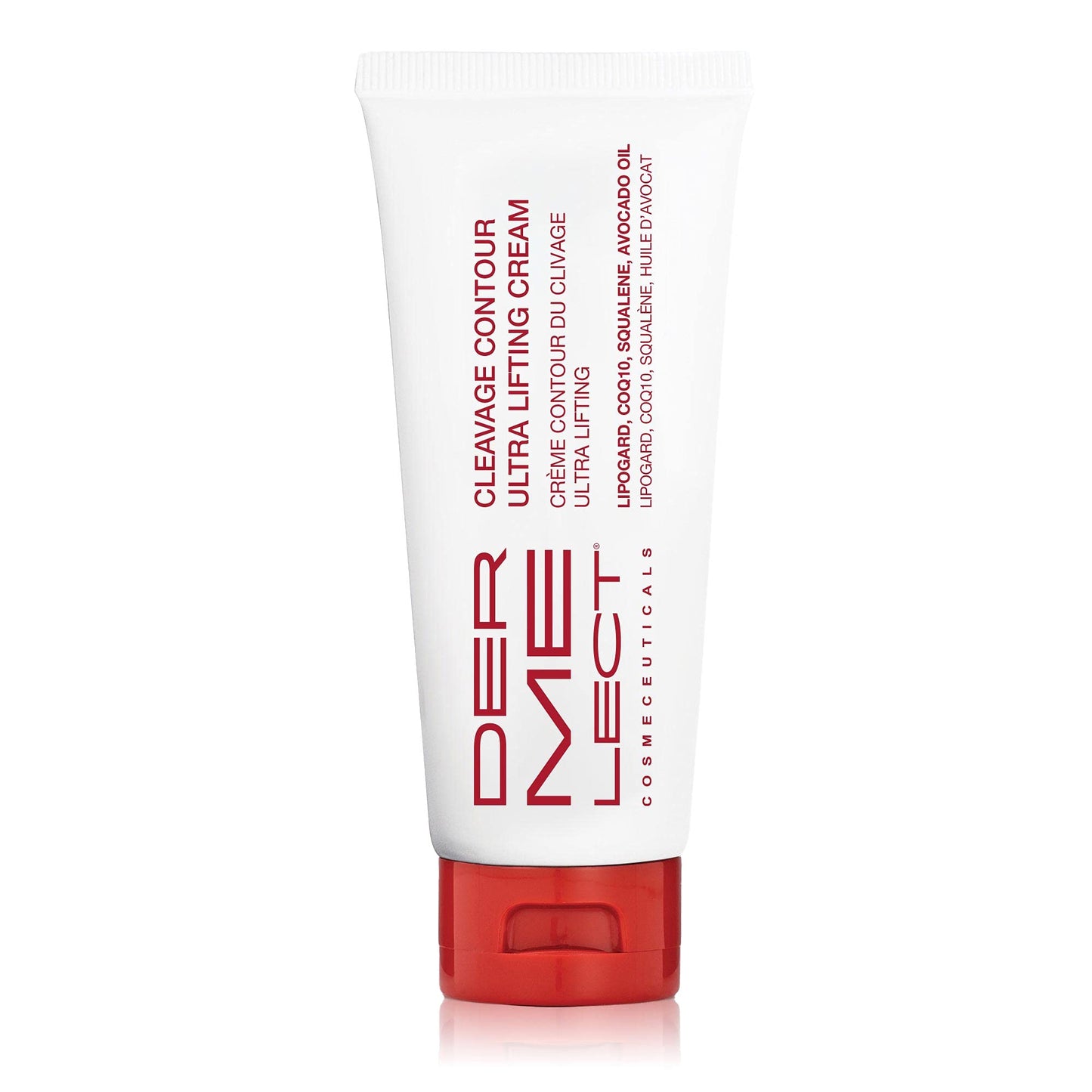 Dermelect Cleavage Contour Ultra Lifting Cream for Décolleté Anti Aging Cream with Squalene Jojoba Avocado Oil CoQ10 Hydrating Smoothing for Wrinkles Crepey Skin Sagging Bust Loss of Elasticity 4 oz