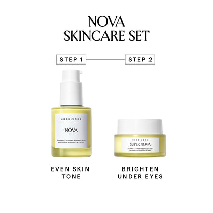 HERBIVORE Nova Skincare Set | Nova Serum + Super Nova Eye Cream