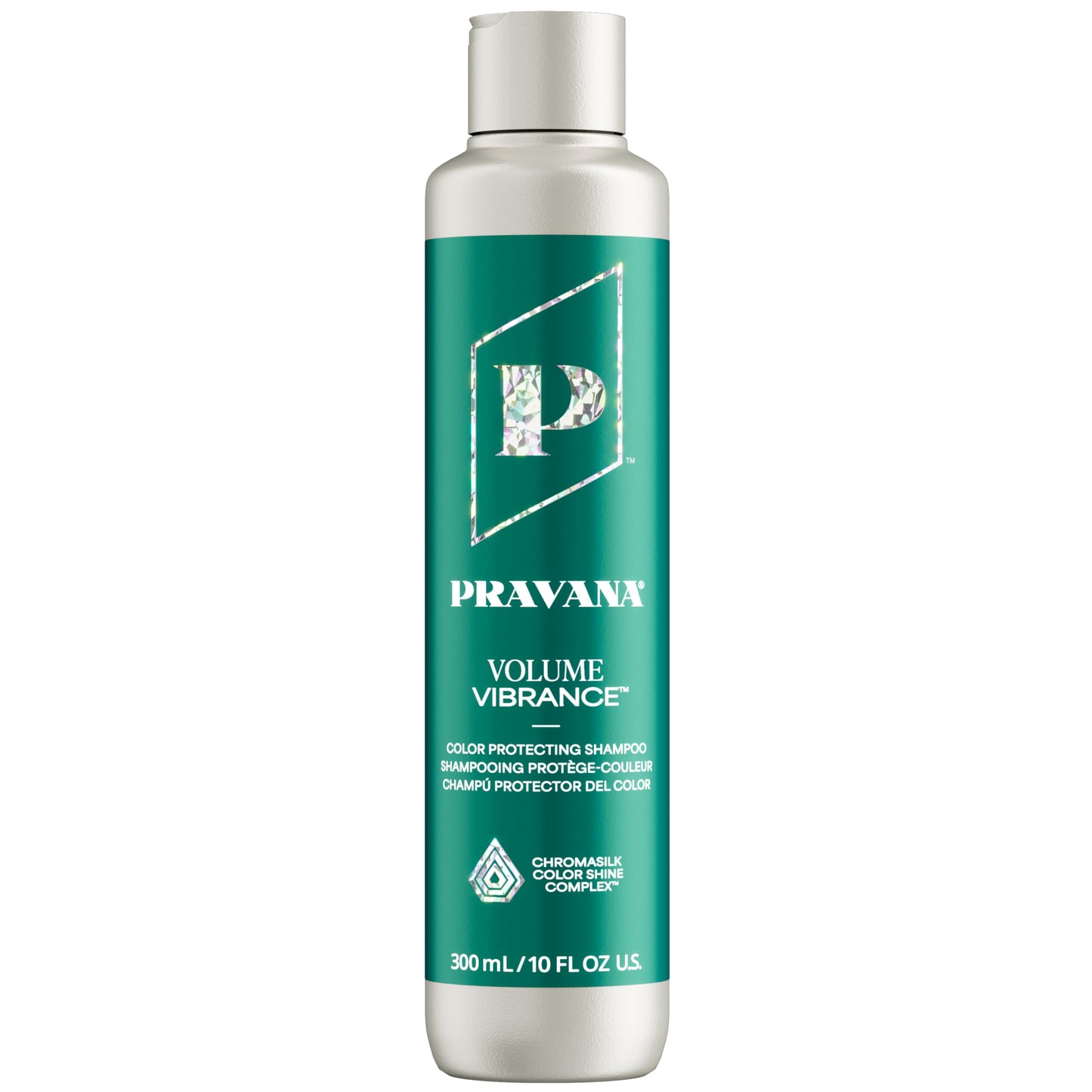 Pravana Volume Vibrance Shampoo | Adds Lightweight Volume, Lift & Fullness | For Fine, Color Treated Hair | Strengthens, Thickens, Reduces Breakage | Chromasilk Enhances Shine & Protection | Vegan
