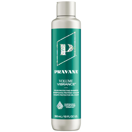 Pravana Volume Vibrance Shampoo | Adds Lightweight Volume, Lift & Fullness | For Fine, Color Treated Hair | Strengthens, Thickens, Reduces Breakage | Chromasilk Enhances Shine & Protection | Vegan