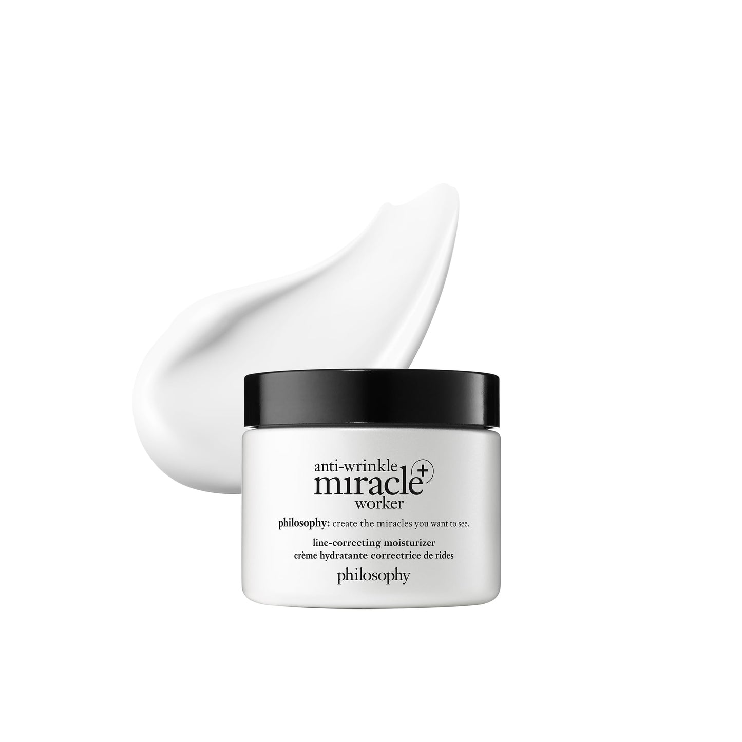 philosophy anti-wrinkle miracle worker line-correcting face moisturizer - with vitamin C & hyaluronic acid - instantly improves skin smoothness and radiance