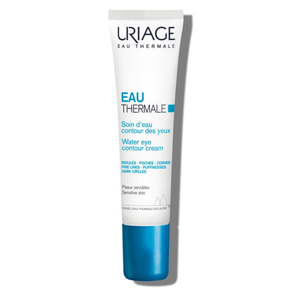 Uriage Eau Thermale Water Eye Cream With Hyaluronic Acid, Reduces Puffinesses & Dark Circles, Ultra-Refreshing Eye Care, Fragrance-Free, Ophthalmologically Tested