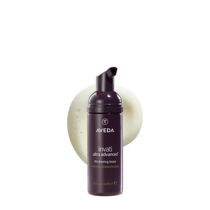 Aveda Invati Ultra Advanced Thickening Foam | Styling Foam for Thin & Thinning Hair | Instantly Thickens Hair | Flexible Hold | 97% Naturally Derived*