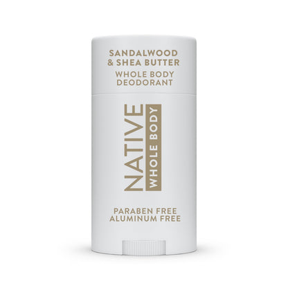 Native | Sandalwood & Shea Butter| Sensitive |Whole Body |Deodorant| 2.4 oz