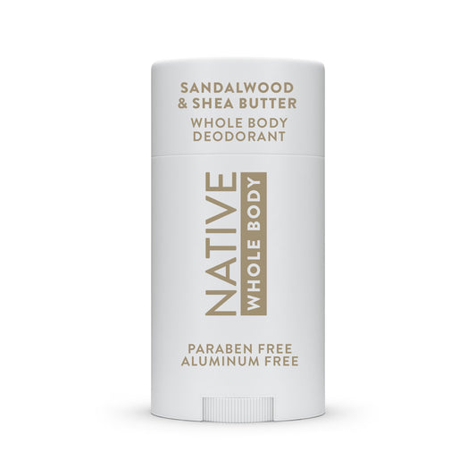 Native | Sandalwood & Shea Butter| Sensitive |Whole Body |Deodorant| 2.4 oz