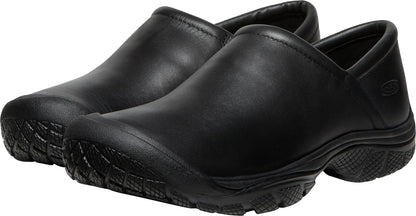 KEEN Utility Men's PTC Clog Non Slip Chef Work Shoe,Black/Black,9.5