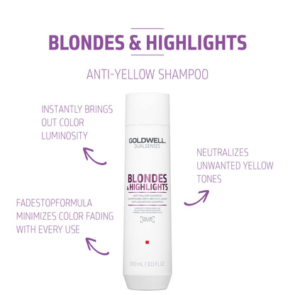 Goldwell Dualsenses Blondes & Highlights Anti-Yellow Shampoo