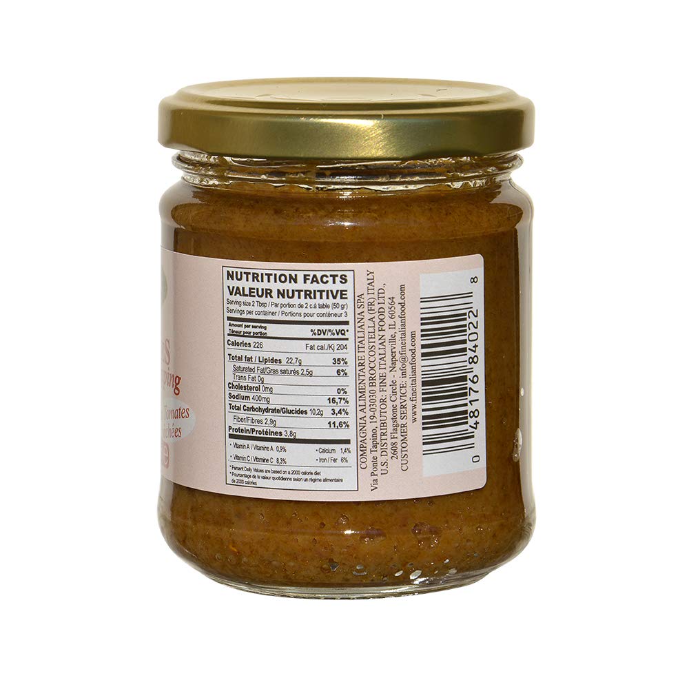 Mantova Sundried Tomatoes Bruschetta Topping, 6 Ounce (Pack of 6)