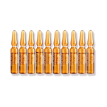 MZ SKIN Hydra-Boost Ampoules 10-Pack Set | 5-Day Intensive Hydration Treatment for Plumping and Firming, With Hyaluronic Acid For Hydration, Allantoin, Ceramides and Squalane