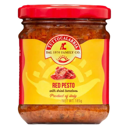 TUTTOCALABRIA, Red pesto with dried tomatoes, 6.52 oz (185 g), Product of Italy