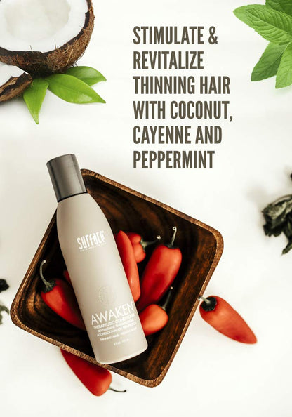 Surface Hair - Awaken Therapeutic Conditioner – Natural Ingredients for Thinning Hair and a Healthy Scalp