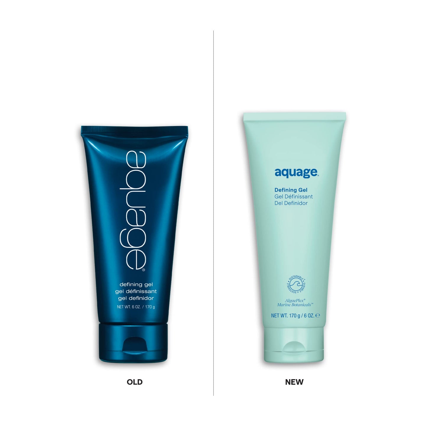 AQUAGE Defining Gel, For Curly, Wavy or Permed Hair, Repairs Hair Strands For Well-Defined Curls Without The Frizz, 6 fl. oz